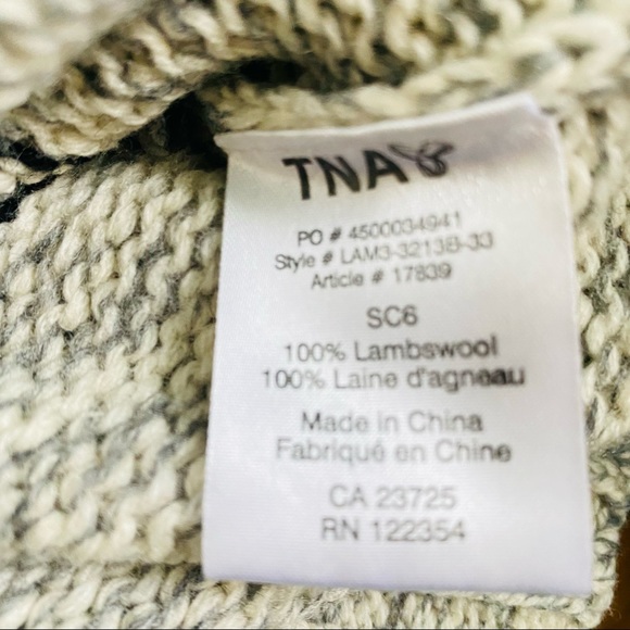 TNA Lambs Wool Knit Sweater - Picture 6 of 8